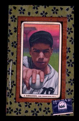 Picture, Helmar Brewing, T206-Helmar Card # 366, Joe DiMAGGIO, Ball forward, San Francisco Seals